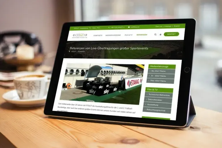 Website erstellen lassen - WebsiteWerk - Webdesign-Referenzen - FITOUT GmbH - Weinstadt