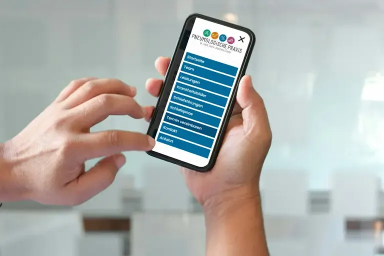 Website erstellen lassen - WebsiteWerk - Webdesign-Referenzen - Pneumologische Praxis Dr. Eisele - Koblenz