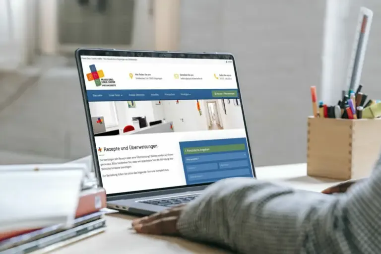 Website erstellen lassen - WebsiteWerk - Webdesign-Referenzen - Praxis Dres. Eisele/ Haffer/ Baur - Göppingen