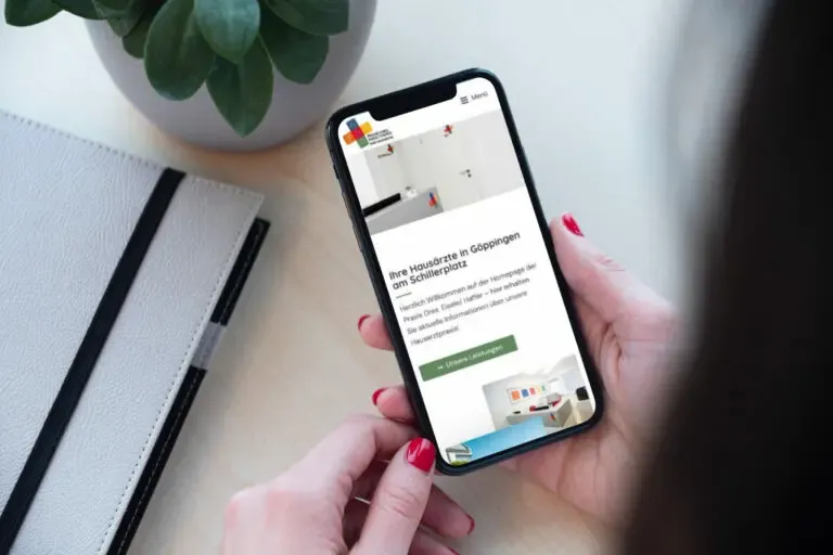 Website erstellen lassen - WebsiteWerk - Webdesign-Referenzen - Praxis Dres. Eisele/ Haffer/ Baur - Göppingen